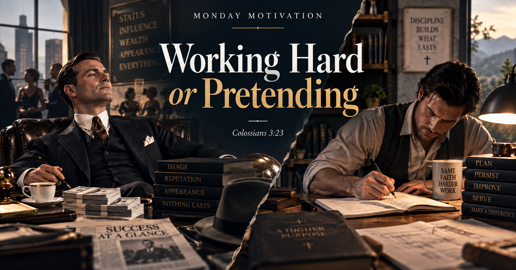 Working Hard or Pretending